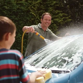 B&M Hozelock Quick Connect Nose Nozzle & Hose Connector 2pk - Image 2