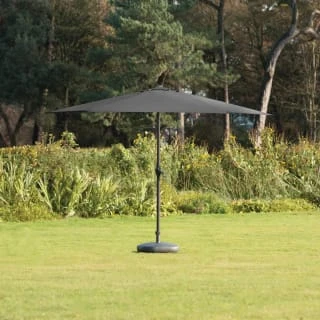 Crank Handle Parasol 2.7m - Black - Image 4