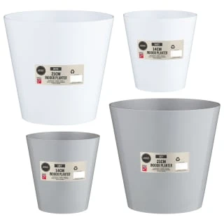 Indoor Planter 21cm - Grey - Image 3