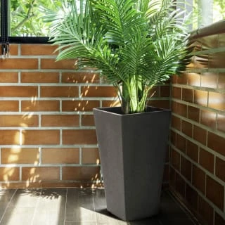 B&M Sonata Planter 50cm - Pewter - Image 3