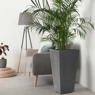 B&M Sonata Planter 71cm - Pewter - Image 2