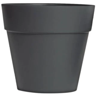 B&M Soho Pot Planter - Charcoal 38cm