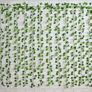 Solar Powered Artificial Ivy Leaf Curtain 150cm - Image 2