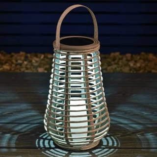 Solar Powered Lantern - Grey