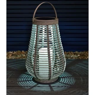 Solar Powered Lantern - Grey Large