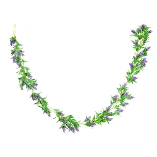 B&M Artificial Lavender Garland 180cm - Image 2