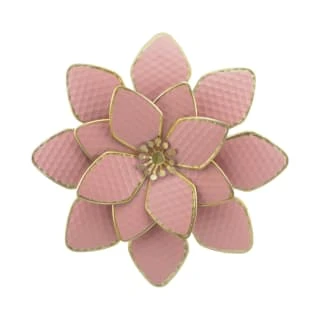 B&M Flower Wall Plaques 2pk - Pink - Image 4