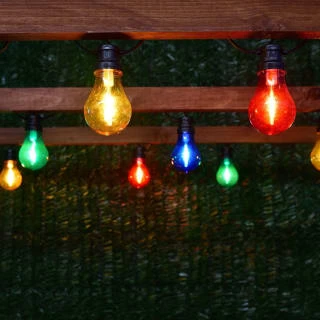 Eveready Mains Powered LED Bulb String Lights 20pk - Multicolour