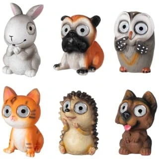 B&M Garden Animal Ornament With Solar Powered Eyes - Hedgehog - Image 3