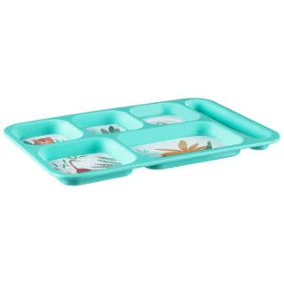 B&M Little Safari Large Kids Platter - Blue - Image 2