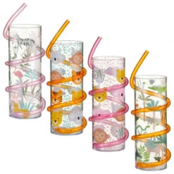 B&M Little Safari Animal Tumbler & Straw (Assorted)