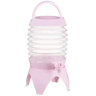 B&M Collapsible Drinks Dispenser 5.4L - Pink