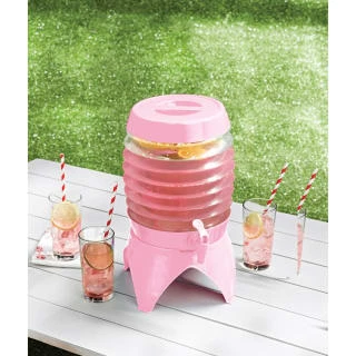 B&M Collapsible Drinks Dispenser 5.4L - Pink - Image 4